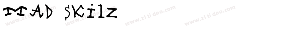Mad Skilz字体转换